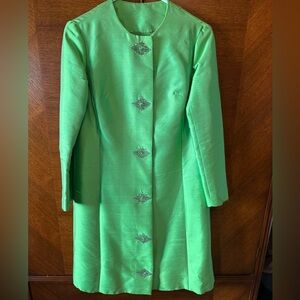 VTG Bespoke Silk dress/dinner jacket